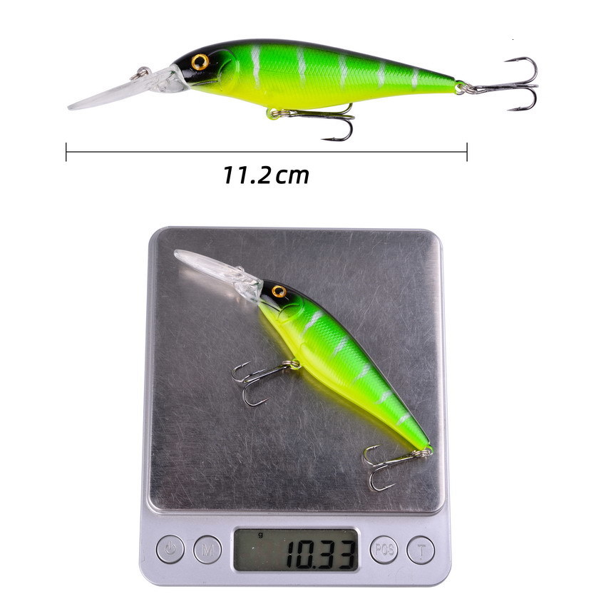 Baits Lures Aorace 1PCS Minnow Fishing Lure 11cm 10g Floating Hard Wobbler Bait Crankbait Carp Striped Bass Pesca Tackle SwimBait 230801