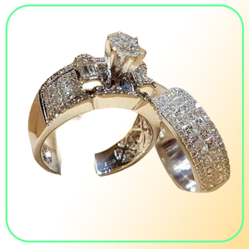 Wedding Ring Sets Engagement Ring Designer Rings Knuckle diamond rings Fashion Jewelry Gift 6523