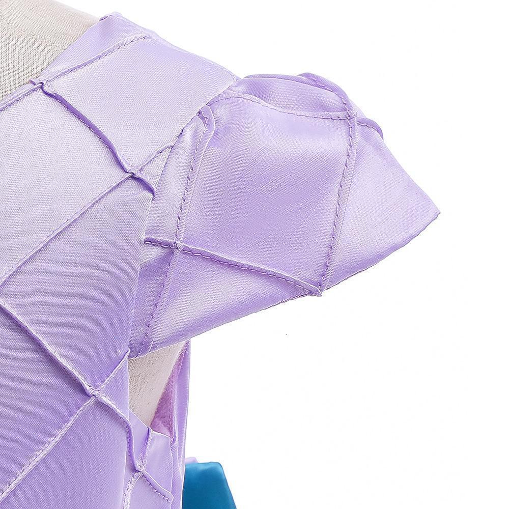 Girl's Dresses Little Mermaid Dress Cosplay Princess Halloween Costume Kid Dress For Girl Child Carnival Birthday Party Clothes Summer Vestidos 2