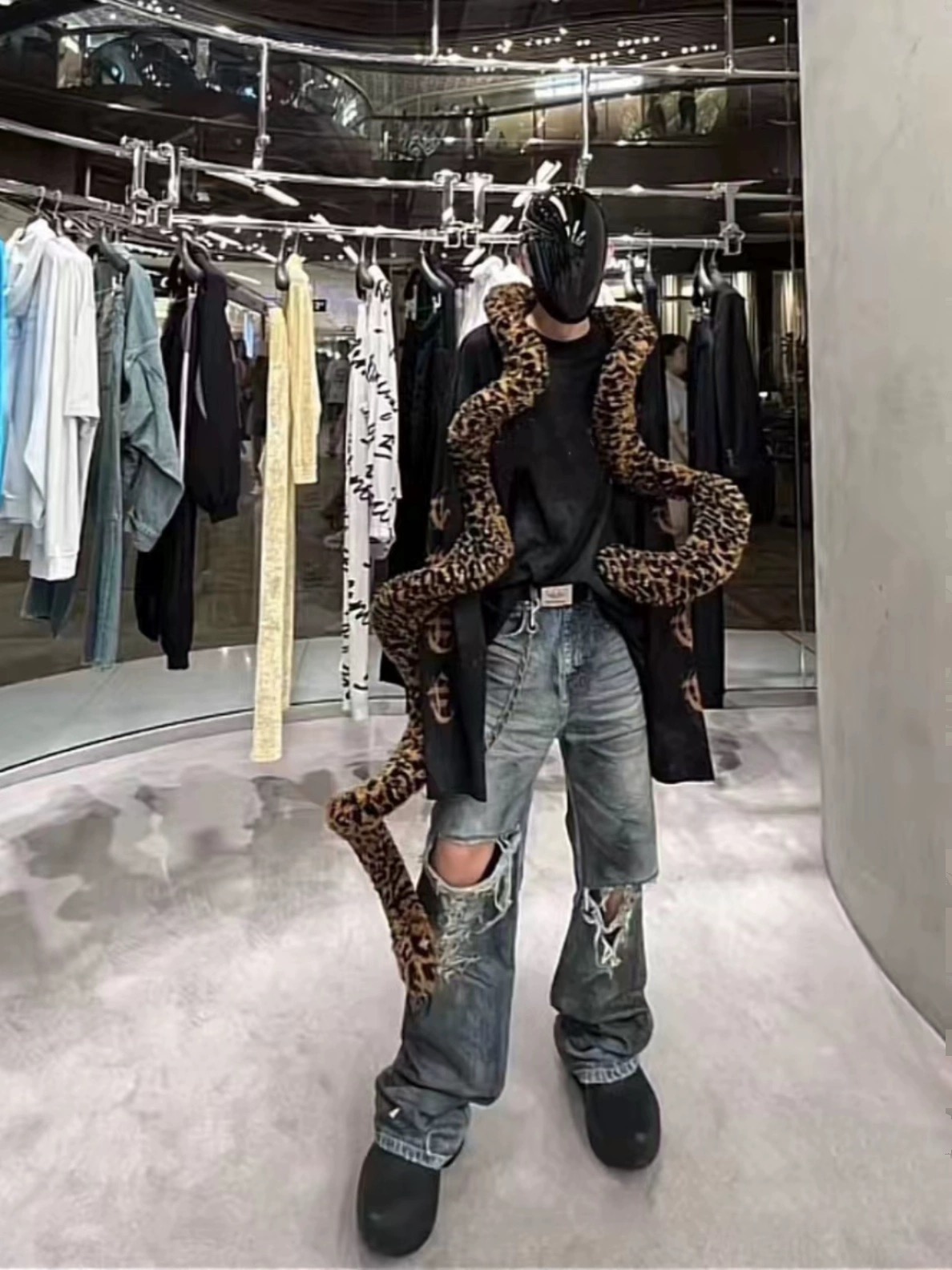 Original bale Washed Blue Jeans Baggy Men Loose Wide Leg Jeans For Men Denim Pants Fashion Loose Men Hiphop Streetwear Causal Jeans