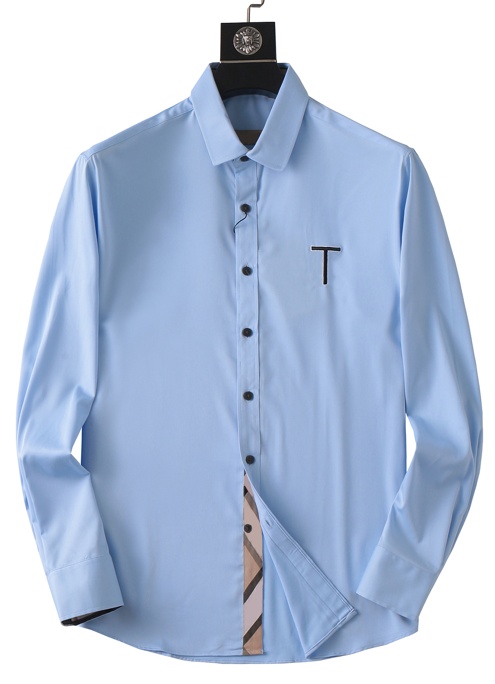 Mens designer button up shirt fashion dress shirt formal business shirts casual long-sleeved shirts