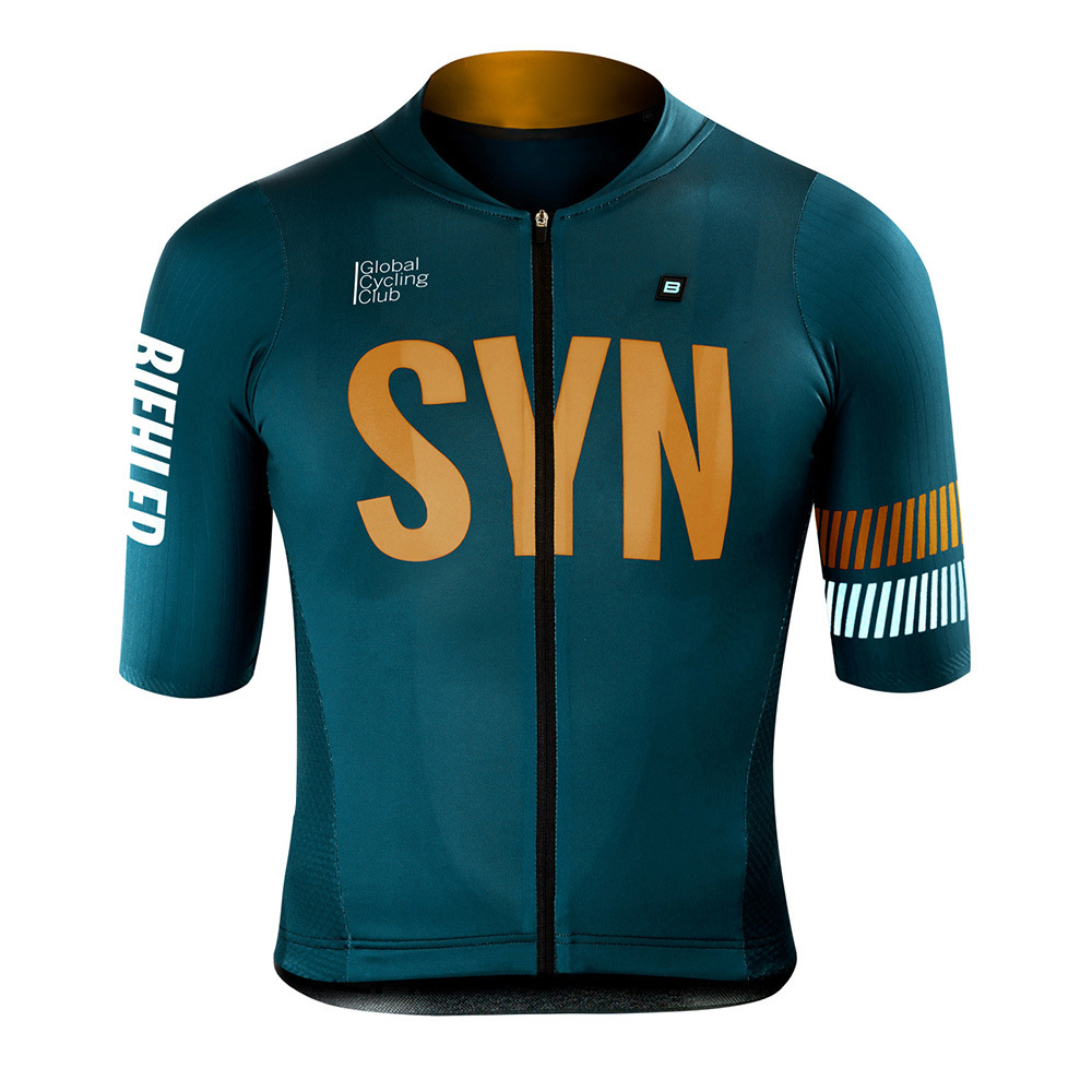 Cycling Jersey Sets BIEHLER Mens Summer Suit Bike Clothes QuickDry Ropa Ciclismo Maillot Clothing Set Shorts Bib Gel Pad 230801