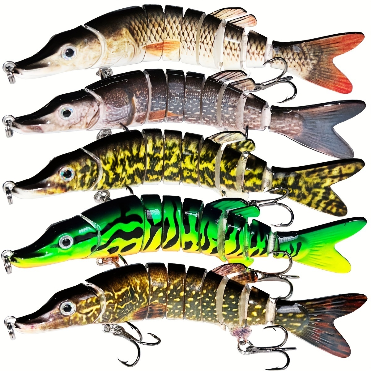Baits Lures Proaovao 719g Swimbait Pike Wobblers Crankbait Fishing Lure Multi Jointed Hard Bait Musky Sinking Isca 230801