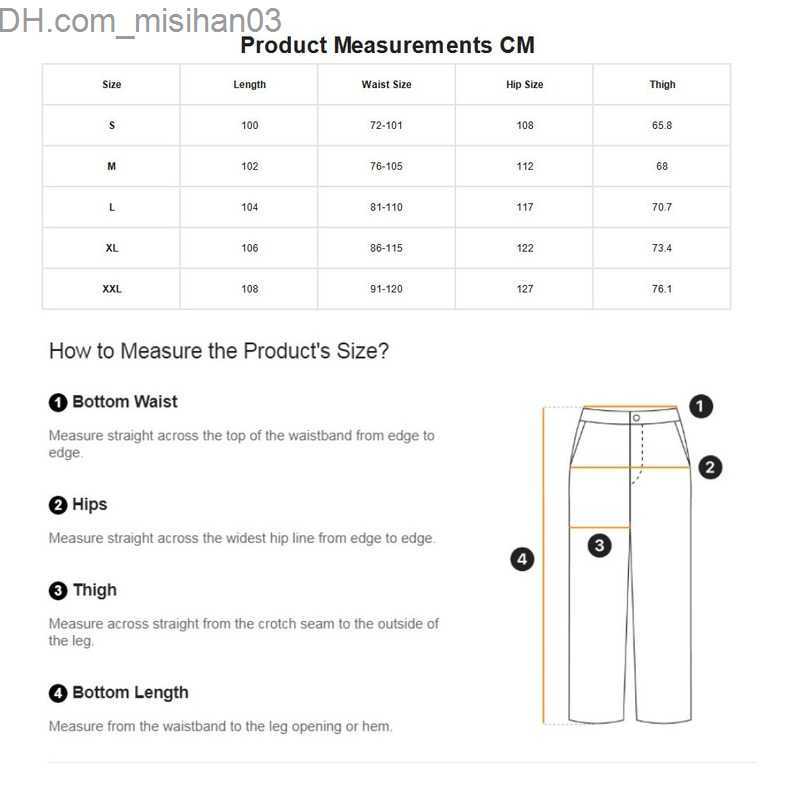 Men's Pants Men's zipper detail flip pocket side pull waist cargo pants Z230801