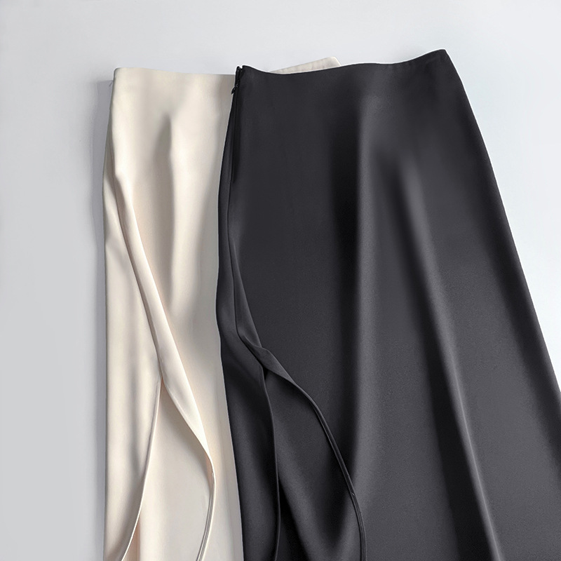 New t-otemeO side slit half length skirt