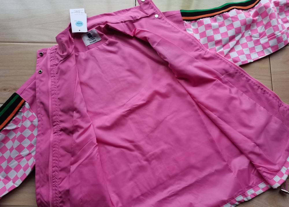 Jackets Girls Plaid Pink Jackets Baby 8 10 years Streetwear Spring Fall Fashion Loose Coat Teen Girls Jackets 230801