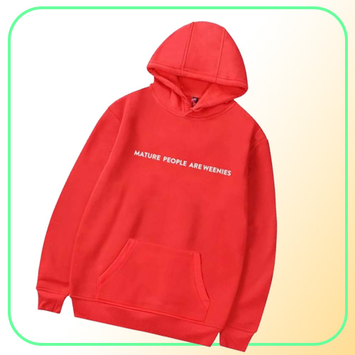 Baylen Levine Mature People are Weenies Hoodie Sweatshirts Men Women Pullover