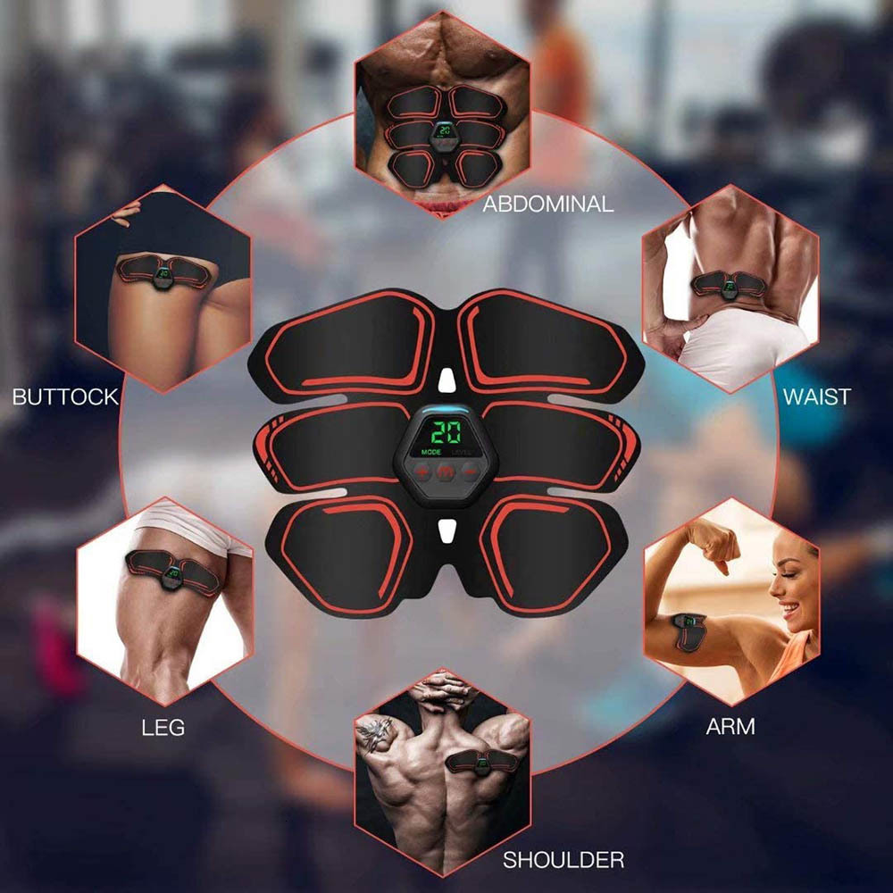 Core Abdominal Trainers Exercise Machine Slimming Belts Weight Loss Products EMS Electrostimulator ABS Trainer Muscle Stimulator for Men Women 230801