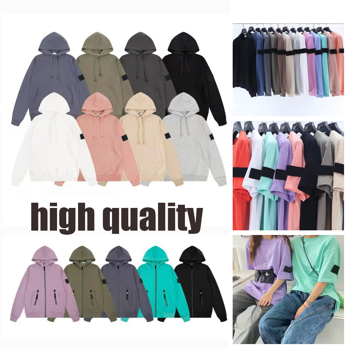 Designers Mens Hoodie Long Sleeve Pullover Hoodies Compass Embroidered Armband Hoodies Sweatshirt Sweater Couple Loose O-neck luxury brand