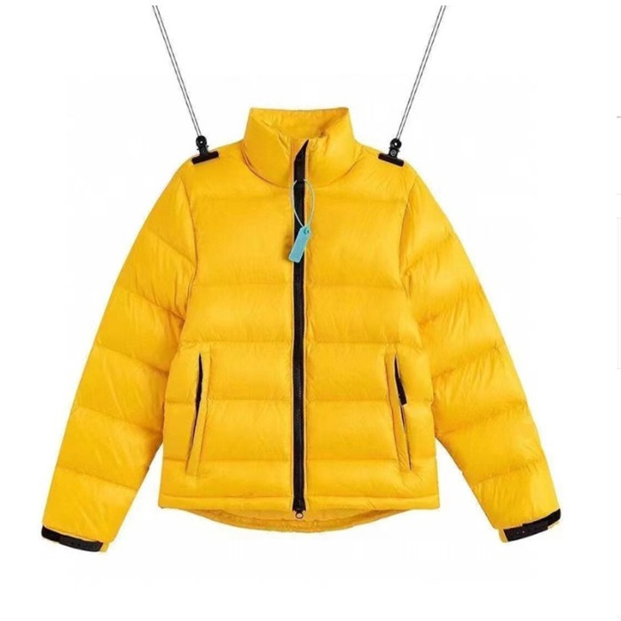Mens Down Jackets Puffer jacket hoodie zipper Womens Vest letter print Warm Winter Couples Yellow black joint Designer Coats Outerwear R250728
