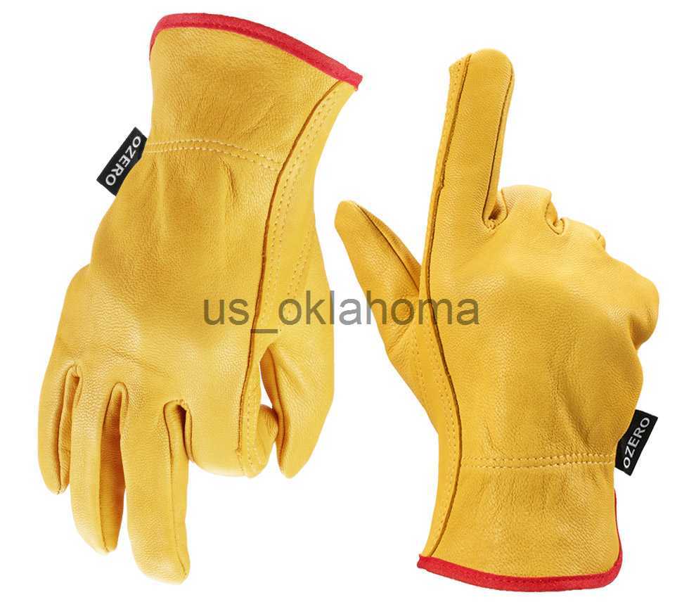 Ski Gloves OZERO Summer Leather Glove outdoor sport Camping Full Finger Breathable Nonslip motorcycle Bicycle Cycling guantes glove J230802