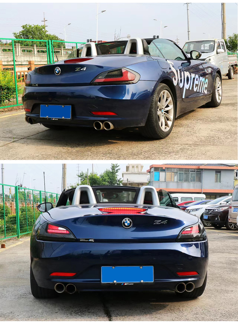 Car Styling Taillight For BMW Z4 2009-20 16 LED Driving Brake Lights Rear Fog Flow Direction Indicator Taillights