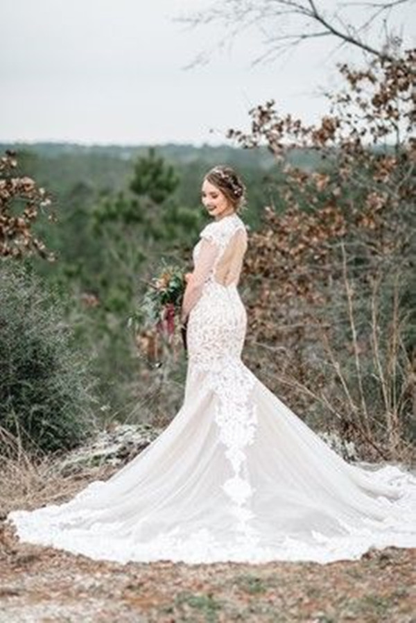 Vintage Western Country Mermaid Wedding Dresses Cap Sleeve Backless Lace Applique V-neck Bohemian Bridal Gown Outfits