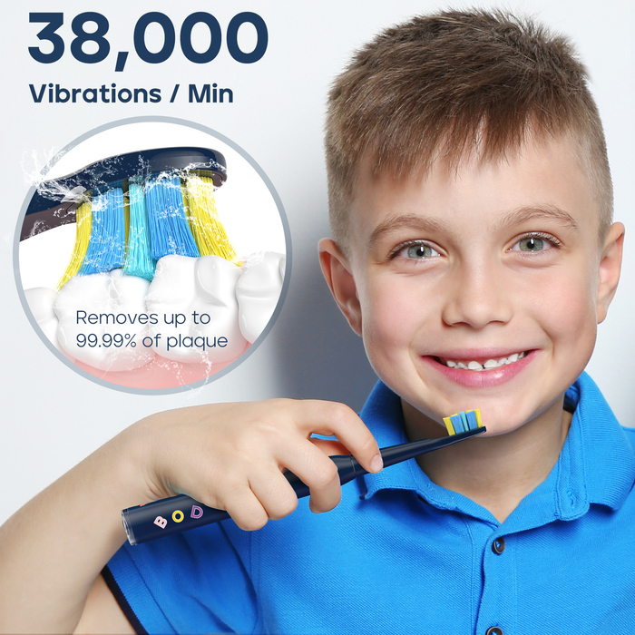 Toothbrush Seago Kids Electric Toothbrush for 6Years 5 Modes Rechargeable IPX7 Waterproof Power Sonic Toothbrush Replacement Head SG-2303 230802