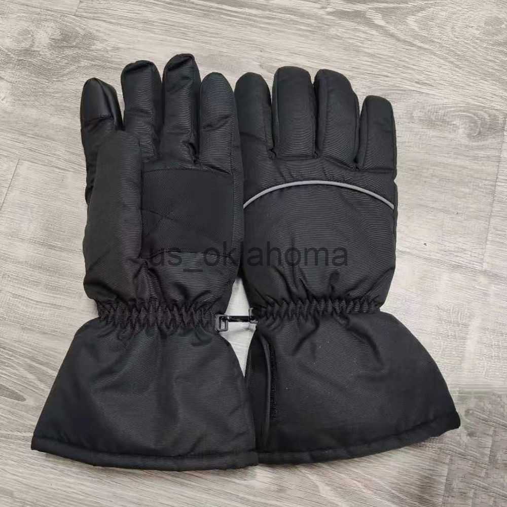 Ski Gloves Touchscreen Snow Winter Hiking Electric Heated Battery Powered Cycling Gloves Ski Gloves J230802