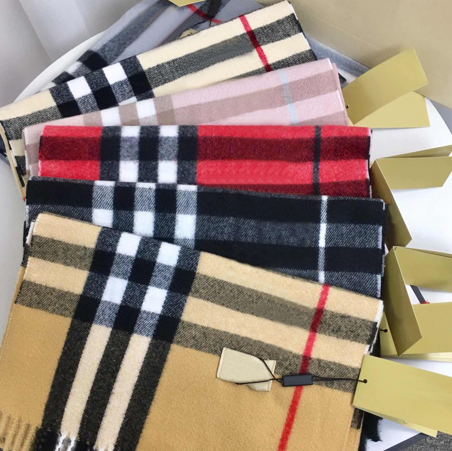 Womens Scarves Designer Scarf Shawl Men Womens Wraps Pashmina Top Plaid Design Color Block Scarf Super Soft Fabric Classic Couple Unisex Scarf 180*30