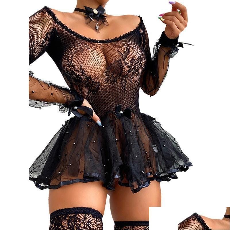 Basic Casual Dresses Womens Y Lingerie Sets Erotic Costumes Women Cosplay Fun Intimates Underwear Porno 2Casual Drop Delivery Appare Dho5H