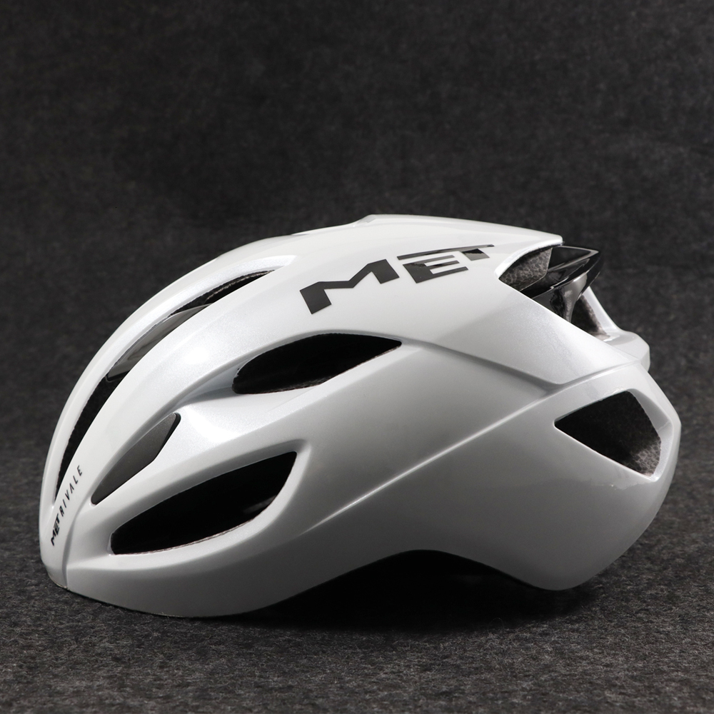 Cycling Helmets Cycling Helmets MET Rivale Bicycle Helmet Ultralight Road Bike Racing Outdoor Sports Mountain Women And Men Riding Hats 230801