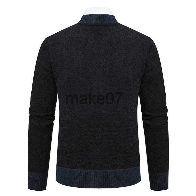 Men's Sweaters Autumn Youth Cardigan Knitwear Korean Edition Trend Outwear Autumn Jacket Personalized Zipper Baseball Neck Sweater Coat J230802