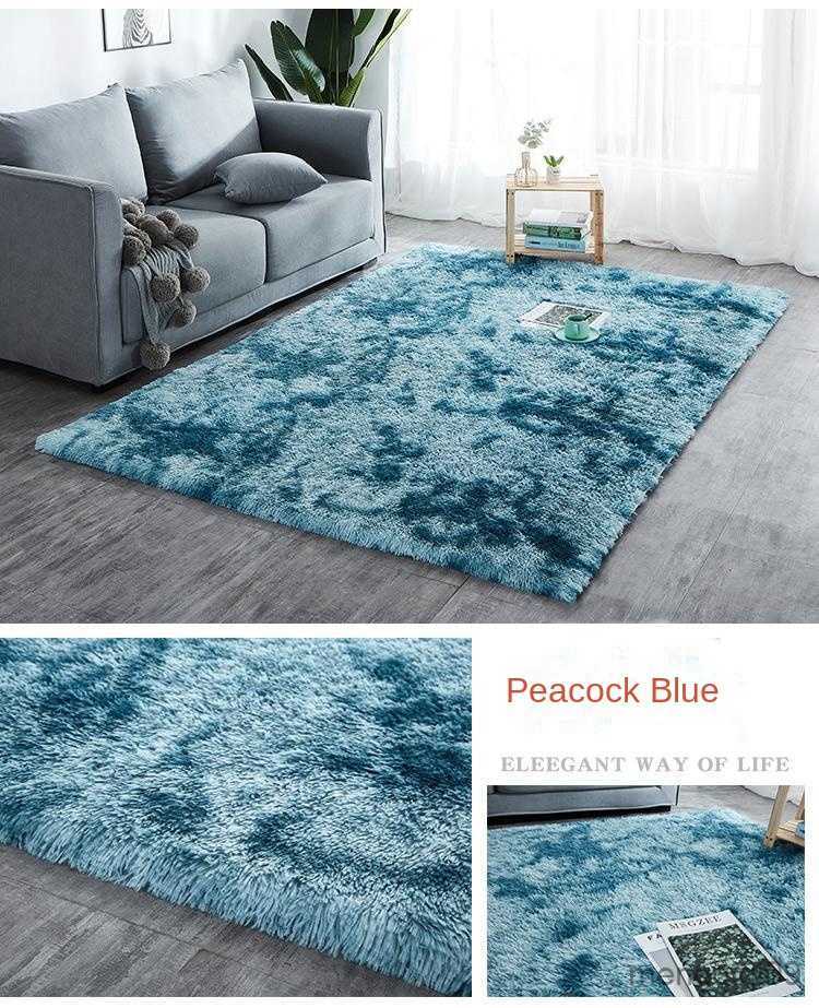 Carpets Soft Fluffy Shag Area Living Room Shaggy Floor for Bedroom Decor Rugs Luxury Non-Slip Machine Washable Carpet R0802 H260226