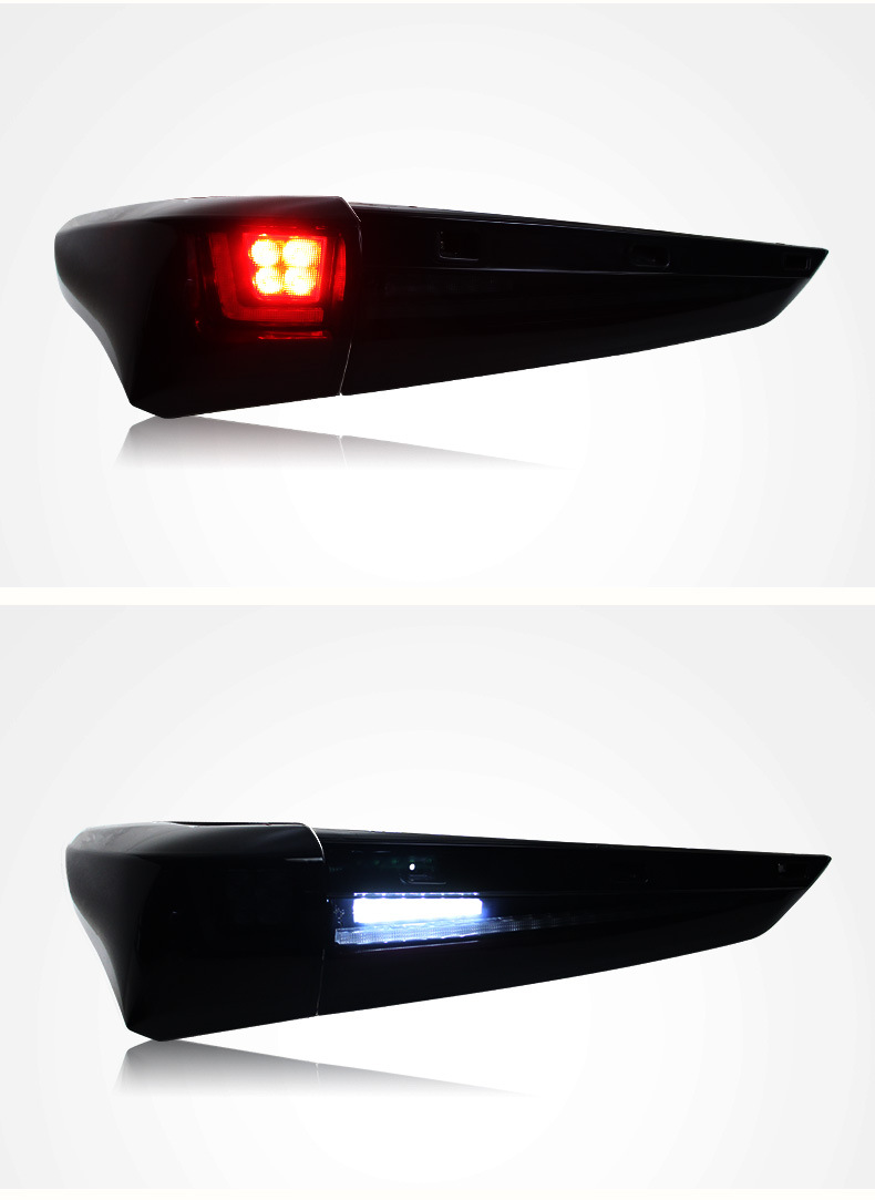 Car Tail Lights For Toyota Highlander 20 22-2023 Taillight Assembly Crown LED Through Type Driving Light Brake Light