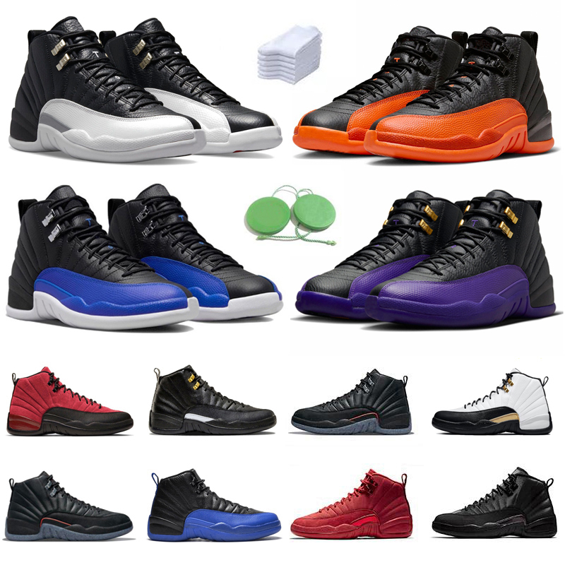 Jumpman 12 12s Men Basketball Shoes Cherry Brilliant Orange Field Purple Royalty Playoffs Royalty Hyper Royal Stealth Twist Utility Mens Trainer Sports Sneakers