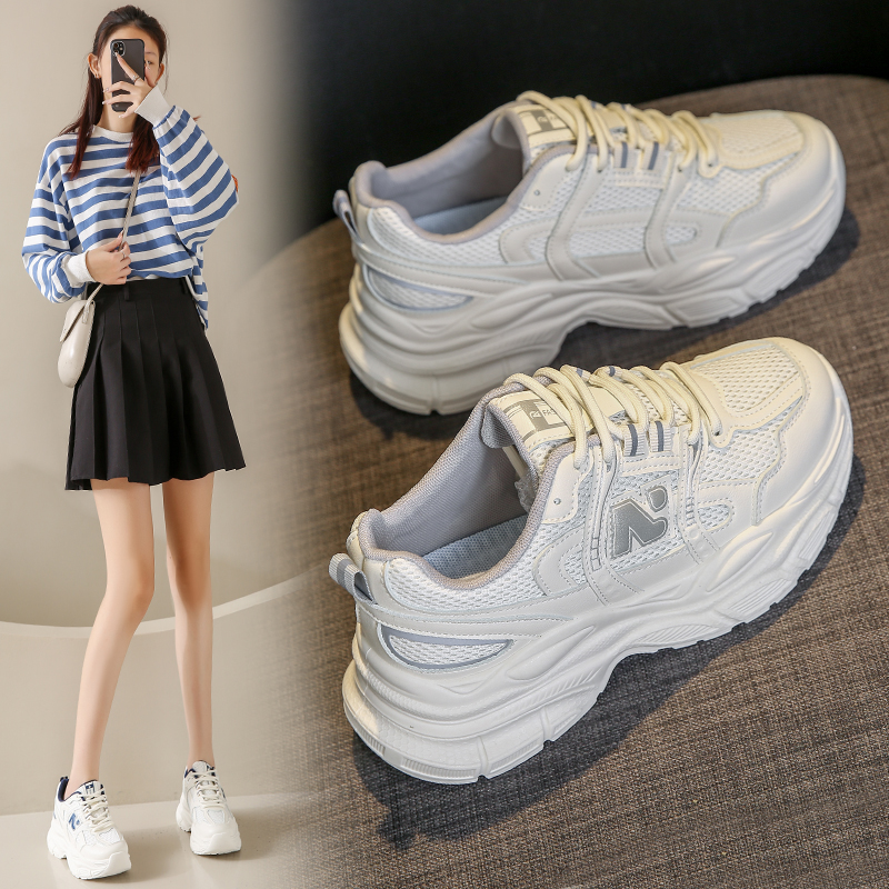 133833 New womens shoes and sneakers vulcanized shoes women leisure fashion platform sneakers are in the basket