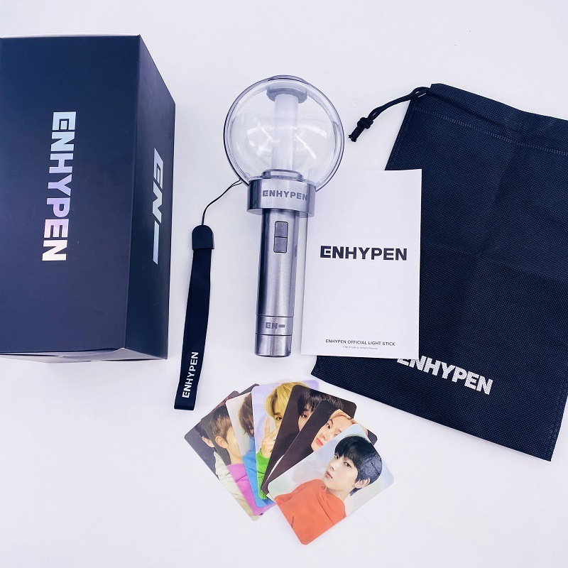 LED Light Sticks Kpop ENHYPEN Lightstick With Bluetooth Luminou LED Light Stick 7 Color Adjustable Concert Fluorescent Glow Fans Collection 230801