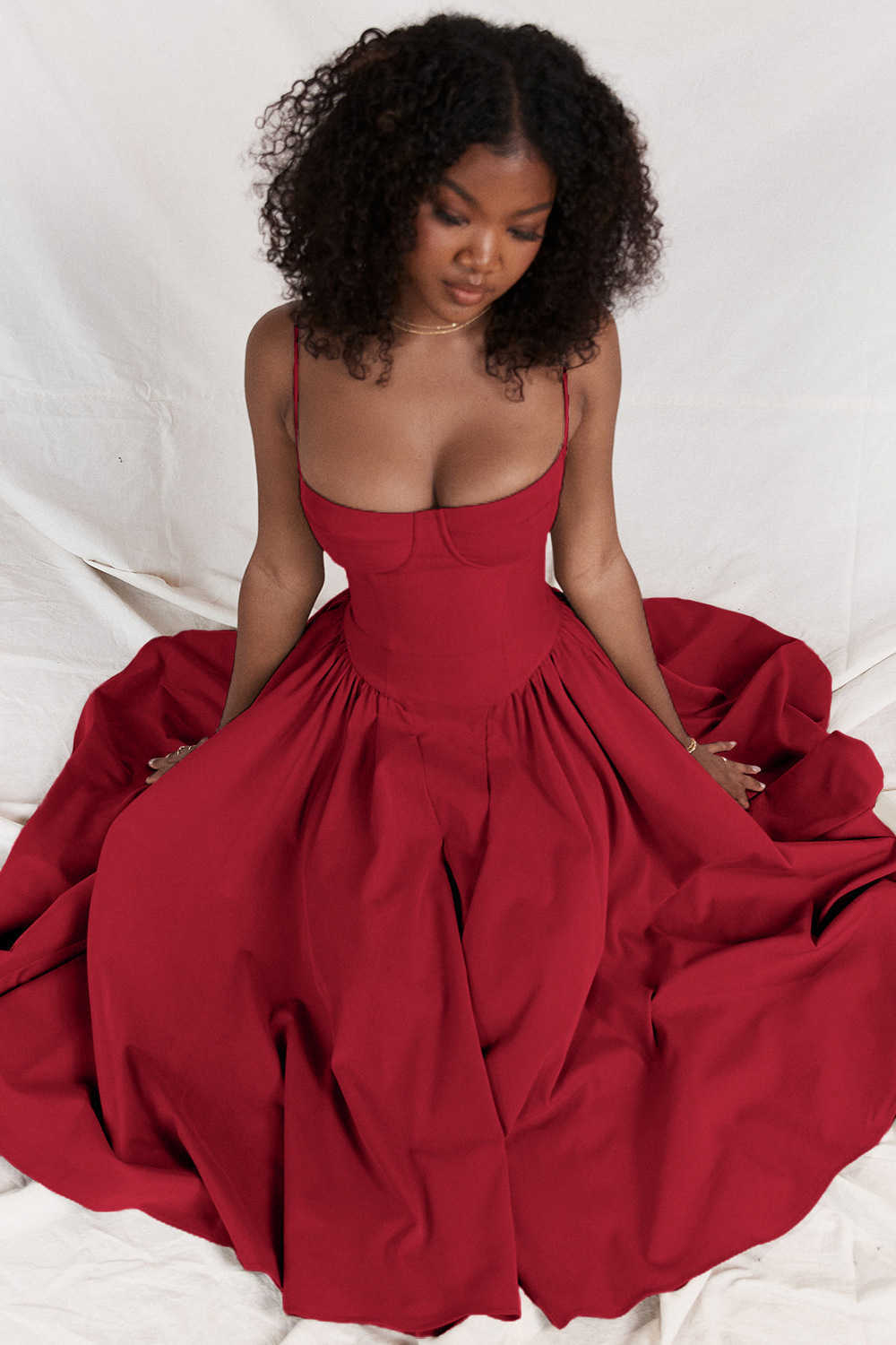 Summer Skirt New French Long Dress Palace Style Dopamine Wearing Strap Dress Girl