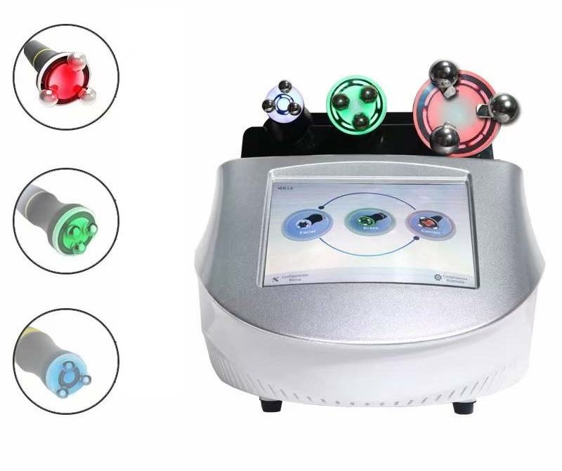 Portable RF 360 degree rotation RF therapy machine for face lifting roller rf 360 radio frequency body slimming massage machine