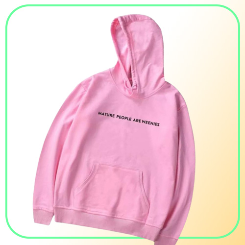 Baylen Levine Mature People are Weenies Hoodie Sweatshirts Men Women Pullover