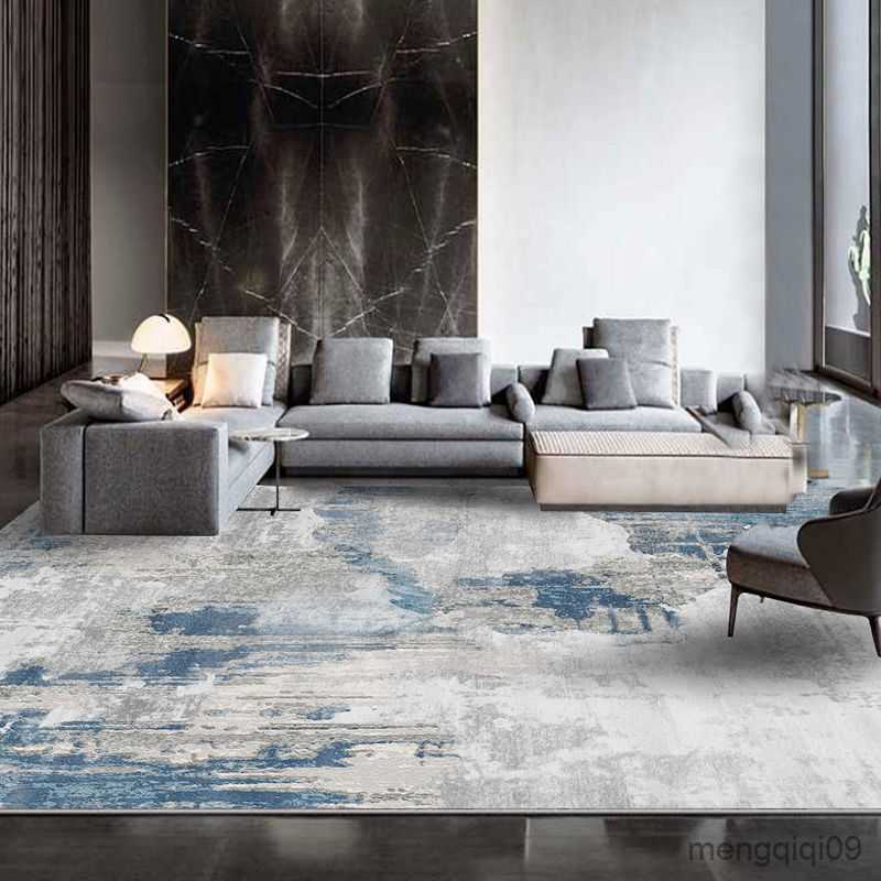 Carpets Modern Geometric Carpet Living Room Decoration Carpets Study Cloakroom Large Area Mat Home Bedroom Beside Washable Non-slip Rug R230802