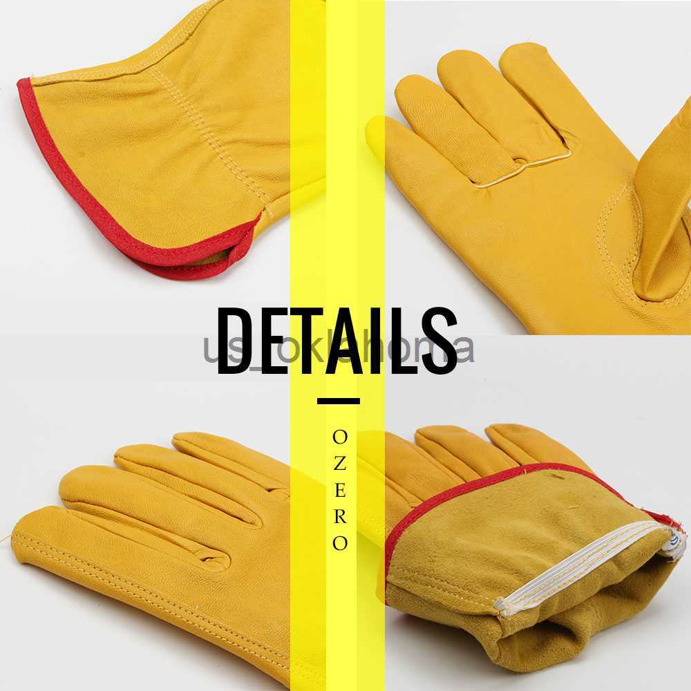 Ski Gloves OZERO Summer Leather Glove outdoor sport Camping Full Finger Breathable Nonslip motorcycle Bicycle Cycling guantes glove J230802