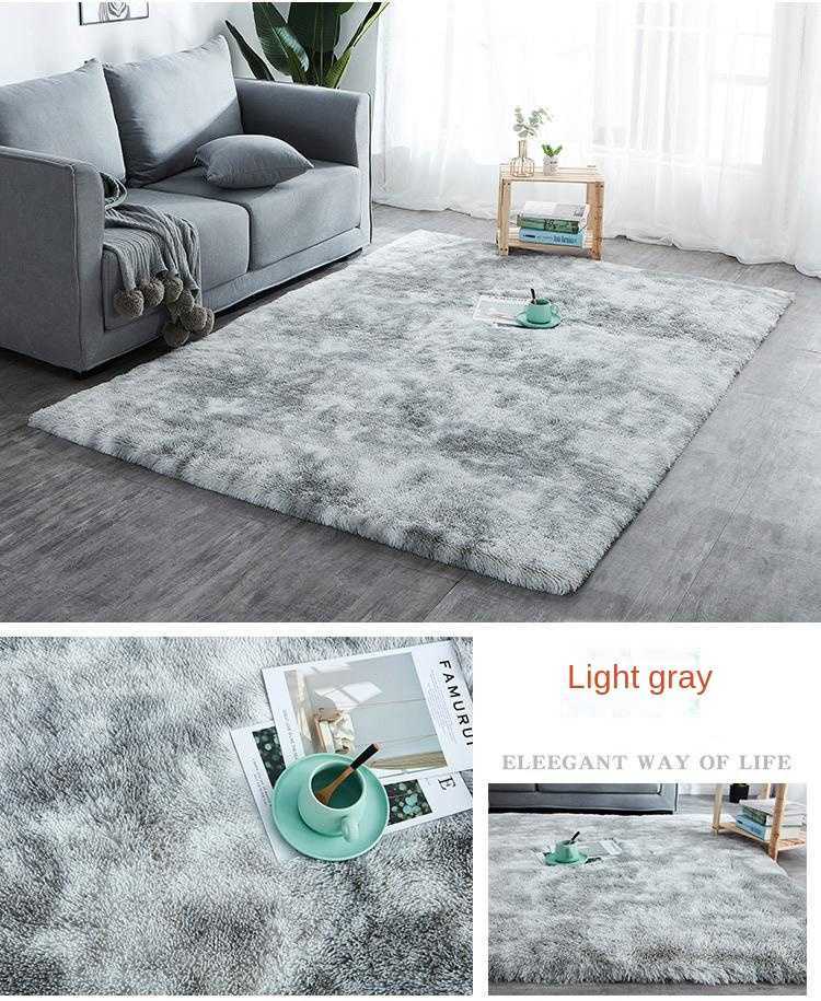 Carpets Soft Fluffy Shag Area Living Room Shaggy Floor for Bedroom Decor Rugs Luxury Non-Slip Machine Washable Carpet R0802 H260226