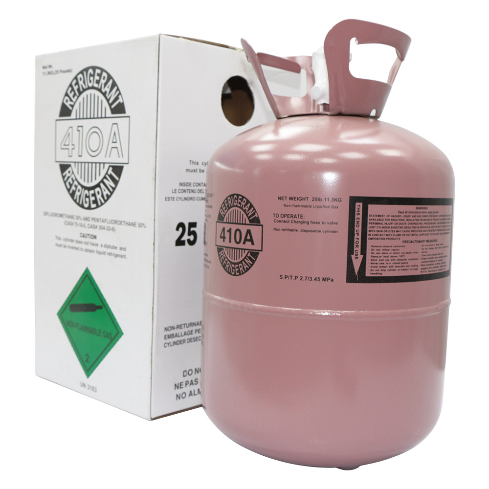 25lb R410A Refrigerant Freon Steel Cylinder Packaging Tank Cylinder for Air Conditioners fast shipping