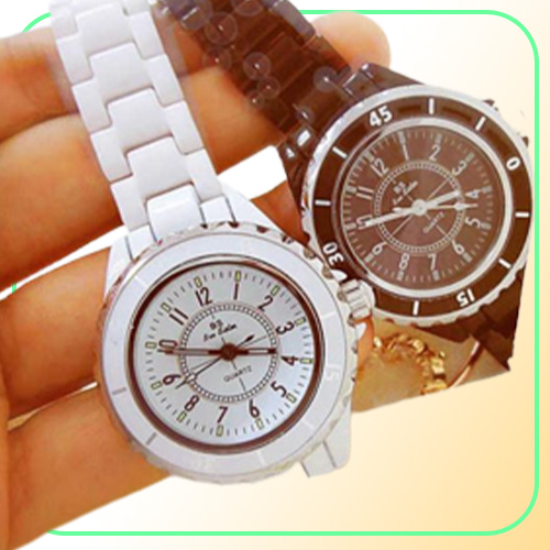 Fashion White Ceramic Quartz Ladies Watch Women Luxury Top Brand Wrist watches Geneva Designer Gifts For Relogio Feminino 210707287088857