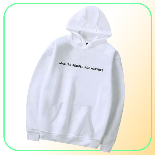 Baylen Levine Mature People are Weenies Hoodie Sweatshirts Men Women Pullover