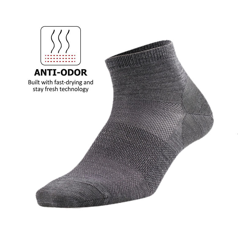 Men s Socks ZEALWOOD Ultra Light Women s Merino Wool Athletic No Show Ankle Breathable Thin Running Tennis Golf Summer 3 Pairs 230802