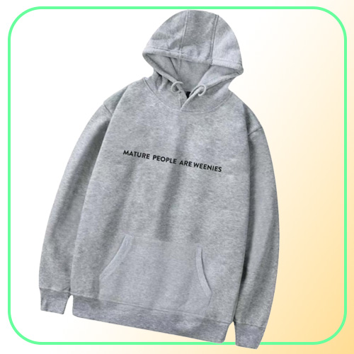 Baylen Levine Mature People are Weenies Hoodie Sweatshirts Men Women Pullover