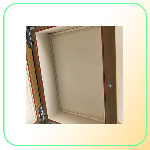 For Omega Luxury Wood Watch Box One Set Papers Gift Shopping Bag Customized Card Watches Boxes