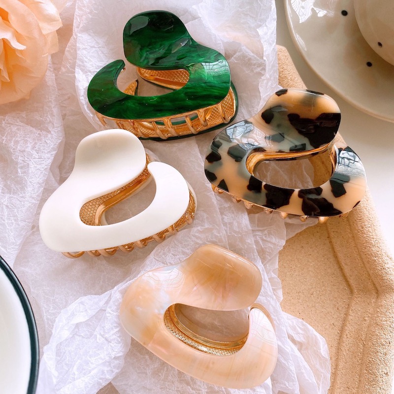 Fashion Hair Pins Metal Elegant Hair Grip Hair Makeup Pony Tail Hair Clips for Women Girls