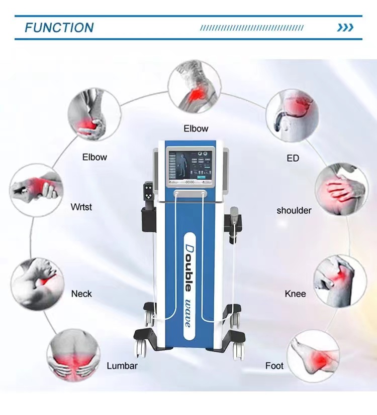 Shock Wave Electromagnetic/Shock-Wave Therapy Physiotherapy Pneumatic Shock Wave Therapy Machine