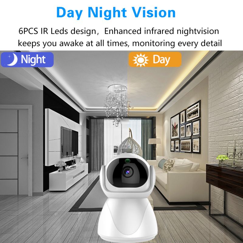 home security camera 5mp wifi 1080p wifi ptz auto tracking pro version cctv fhd, infrared night vision wifi security camera