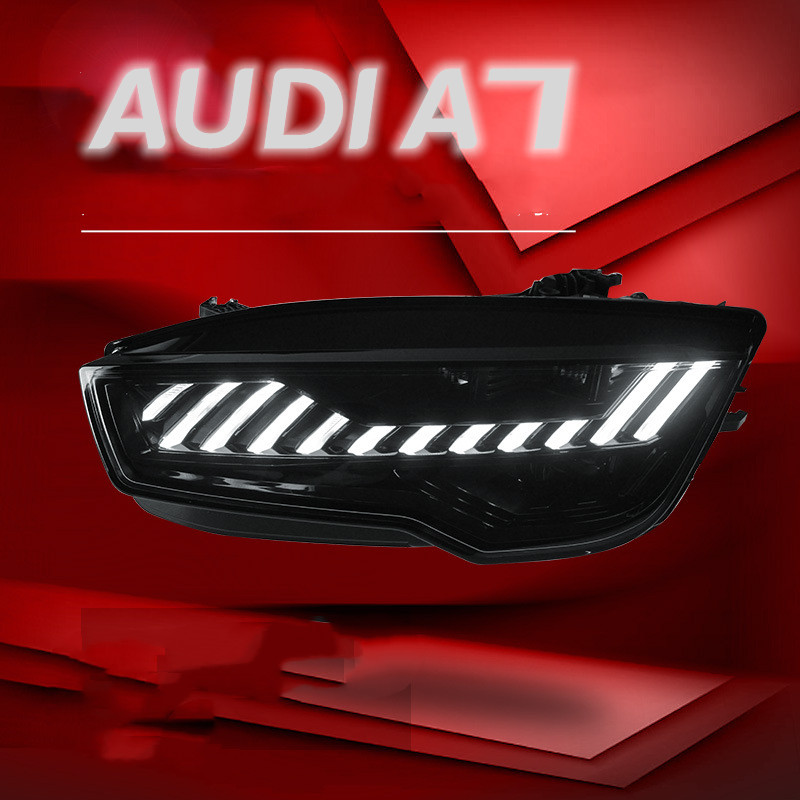 High Low Beam for Audi A7 Headlights 2011-20 17 RS7 LED Daytime Lights DRL Dynamic Turn Signal Head Lamp