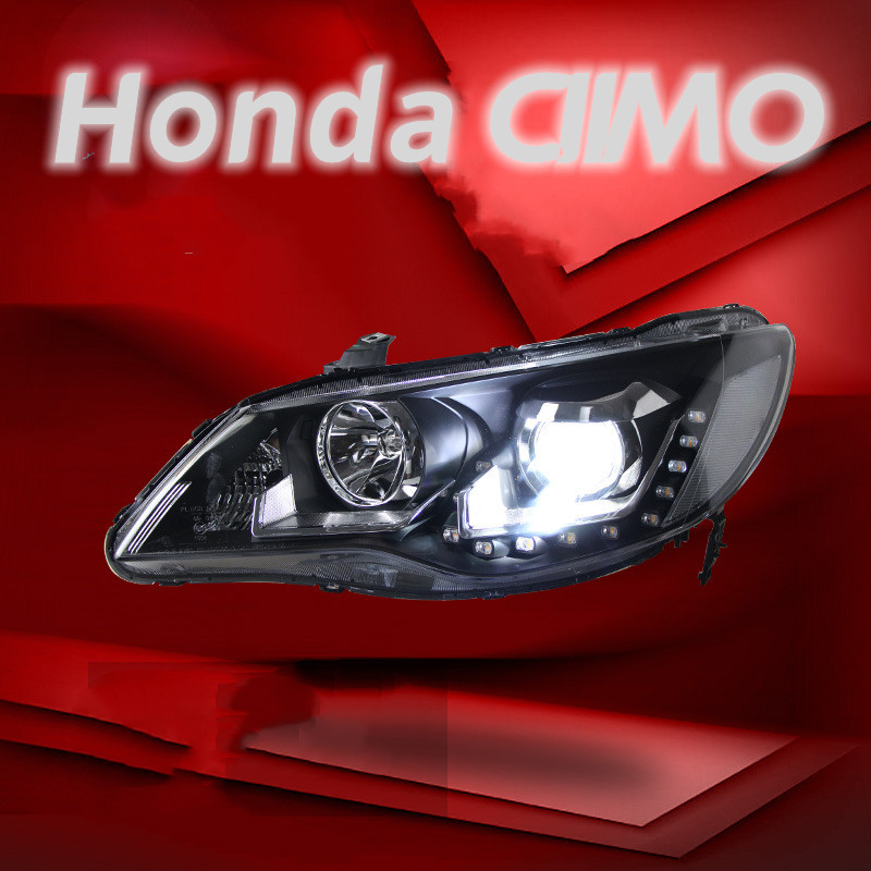 Cars for Honda CIIMO 20 12-20 15 Japanese Civic FD2 Modified LED Daytime Running Light Turn Signal Xenon Headlights