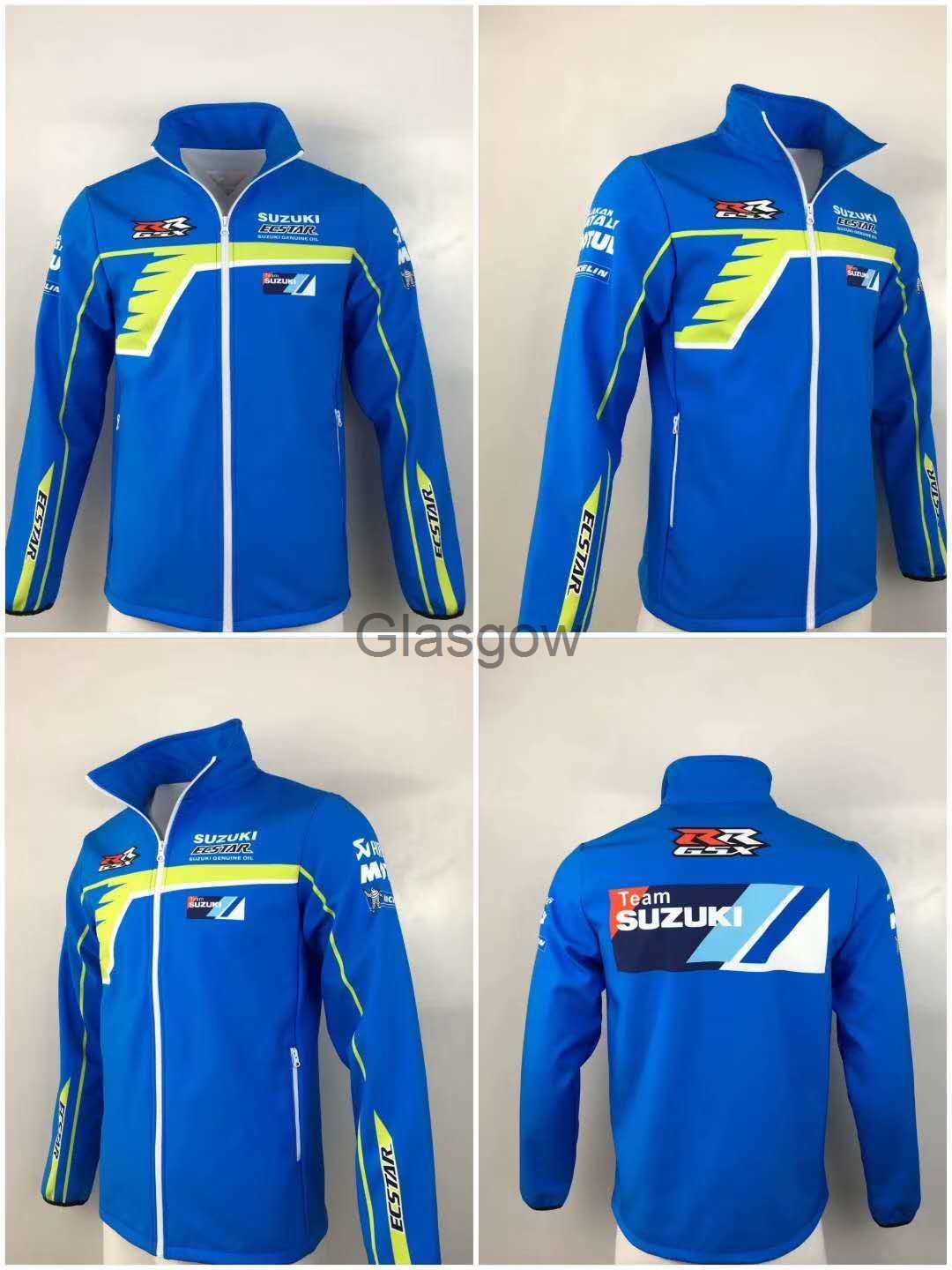 Apparel For SUZUKI ECSTAR GSX RR Sweatshirt Mens Jacket Motorcycle Racing Team Zip Fleece Sport Keep Warm Windproof Sweater Hoodie x0803 free shipping