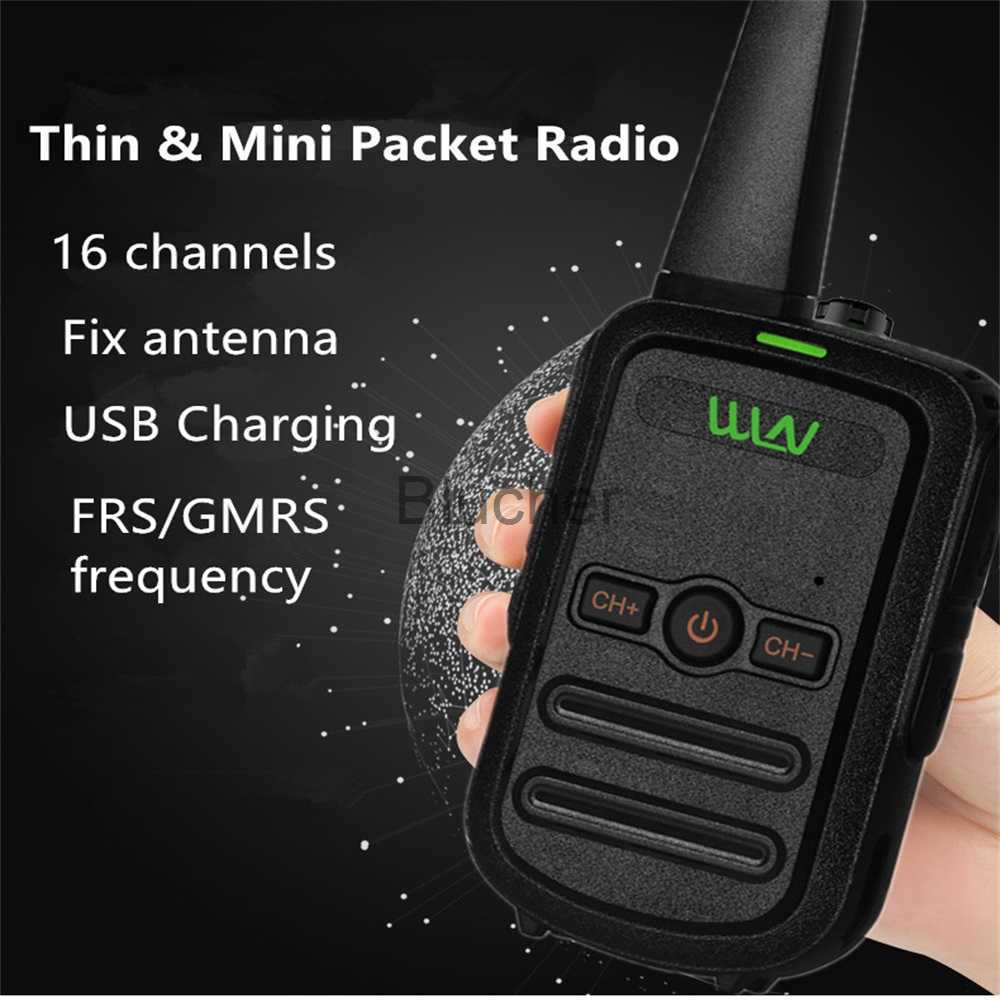 Talkie Walkie Mini Professional WalkieTalkie WLN KDC51 Portable Outdoor Two Way Radio Handheld Intercom UHF Transceiver Walkie Talkie x0802