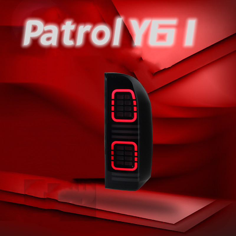 For Nissan patrol y61 20 05-20 22 Taillight Assembly LED Running Light Streamer Turn Signal Brake Reverse Lamp