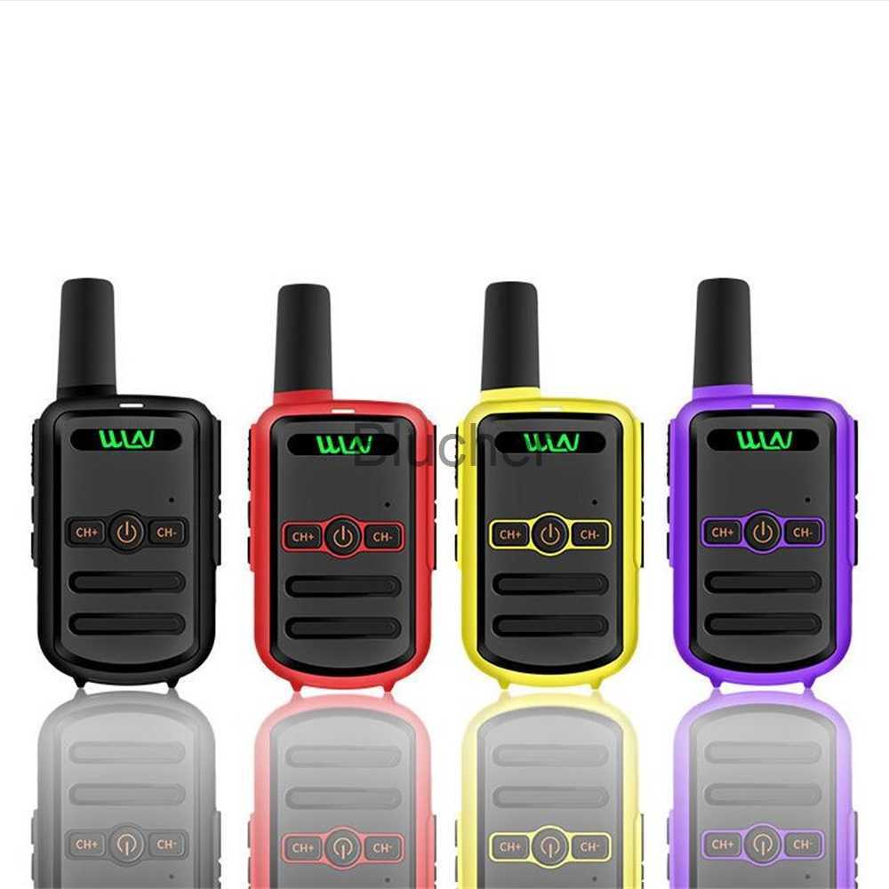 Talkie Walkie Mini Professional WalkieTalkie WLN KDC51 Portable Outdoor Two Way Radio Handheld Intercom UHF Transceiver Walkie Talkie x0802
