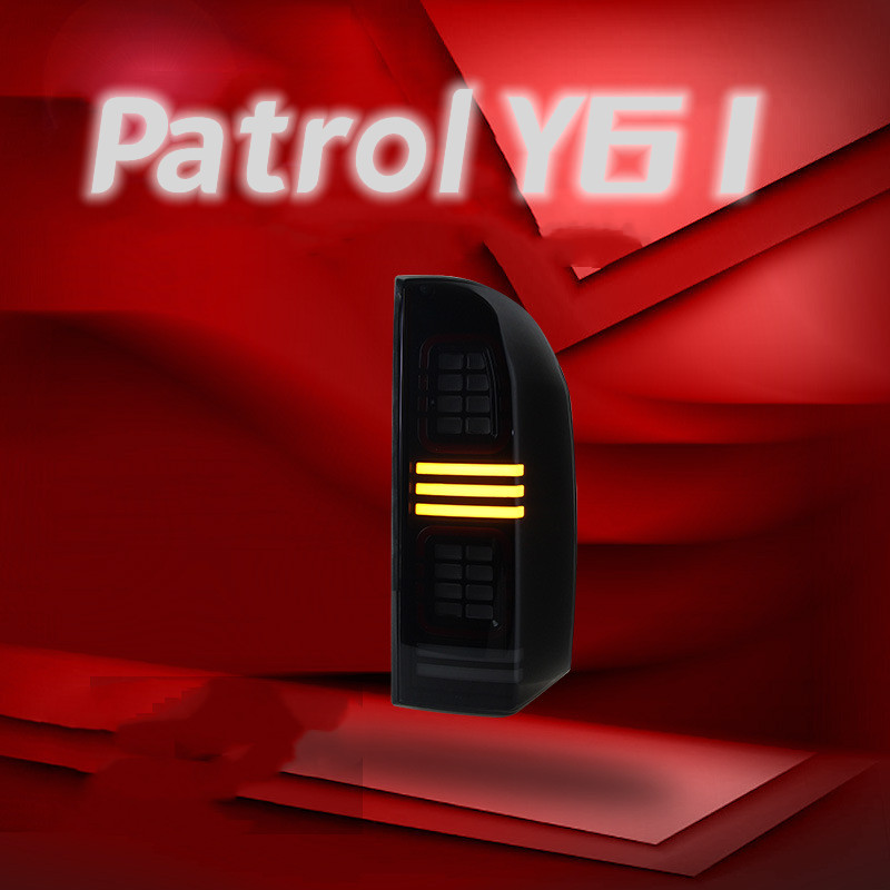 For Nissan patrol y61 20 05-20 22 Taillight Assembly LED Running Light Streamer Turn Signal Brake Reverse Lamp